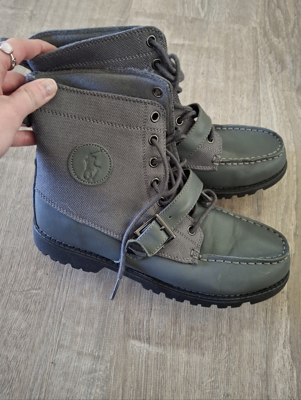 Polo Ralph Lauren Ranger Hi II Boots Big Boys Youth Size 6